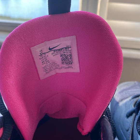 Nike Paul George PG3 A02607-401  Obsidian/Pink Blast Men's Sz 17 Basketball Shoe - Picture 3 of 10